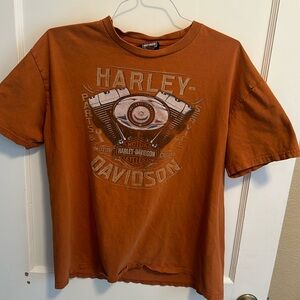 Vintage Harley-Davidson T-Shirt - Size Large, Distressed with Character
